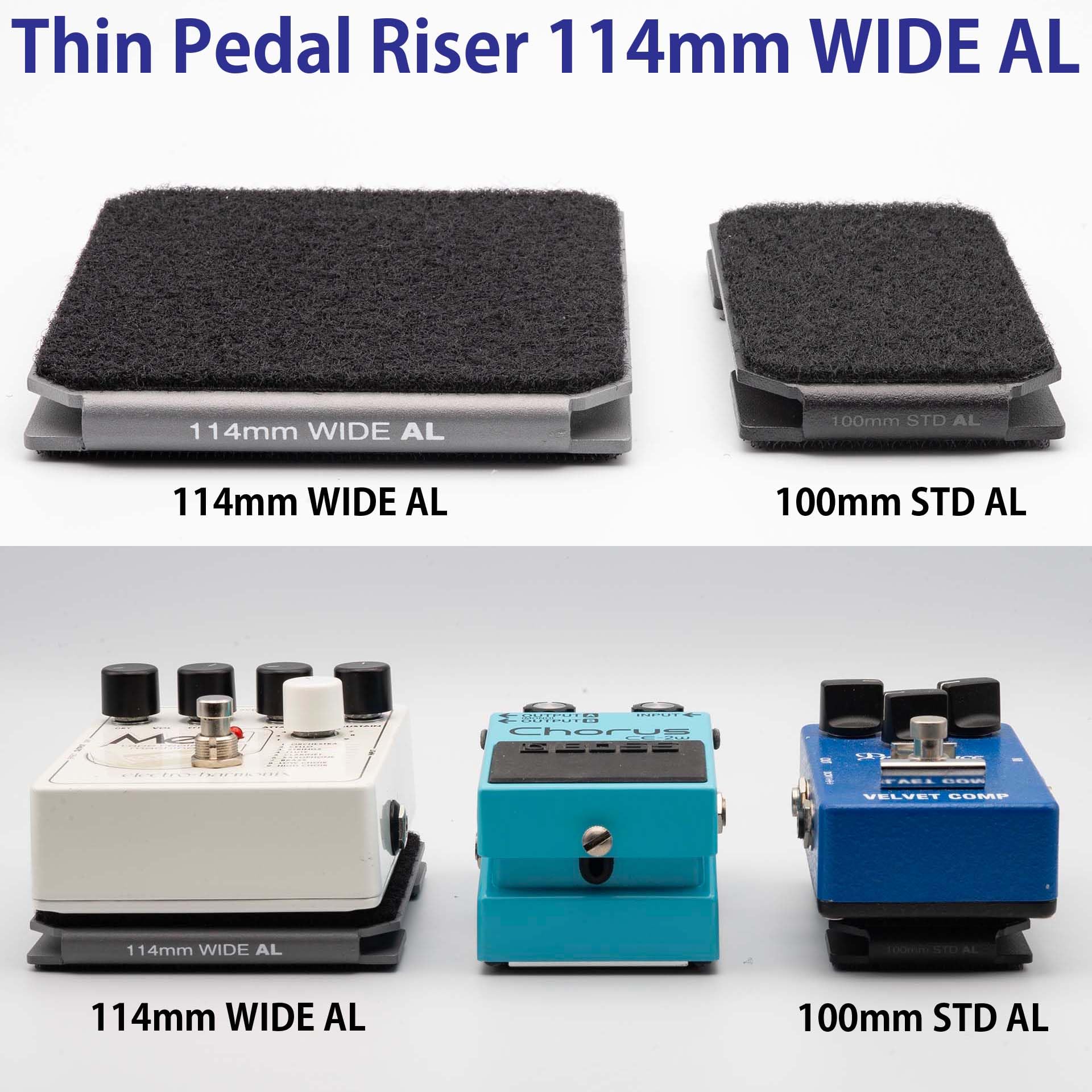 Amazon.co.jp: Thin Pedal Riser 114mm Wide AL 薄型 幅広 ペダル